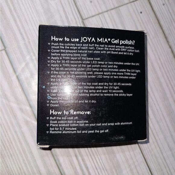 JOYA MIA InSync Perfect Matching Gel and Nail Polish Lacquer Duo Set JMI-106 - Picture 4 of 6